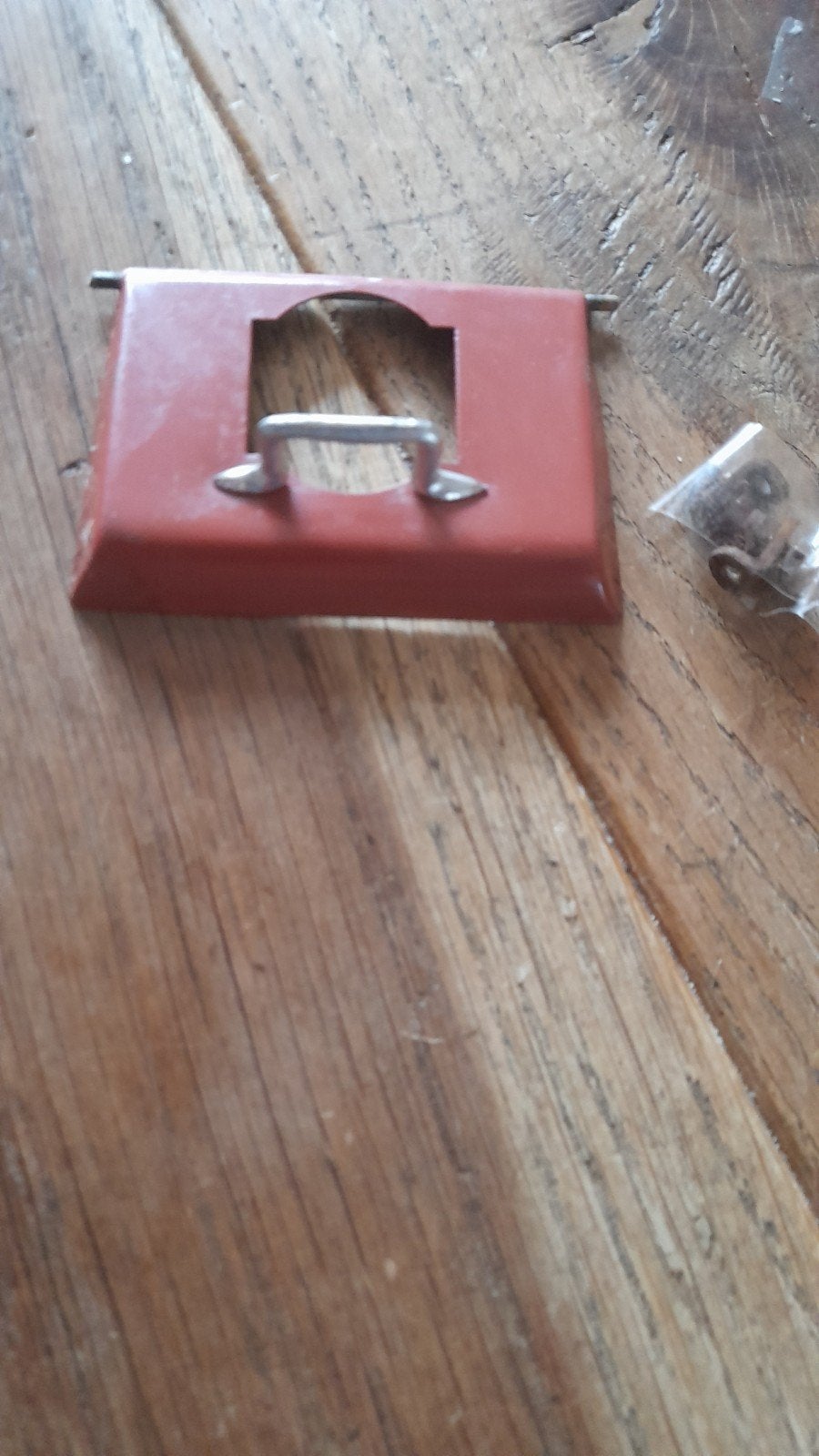 Deurtje met bevestiging voor Wilesco stoommachine D24, Hobby en Vrije tijd, Ophalen of Verzenden