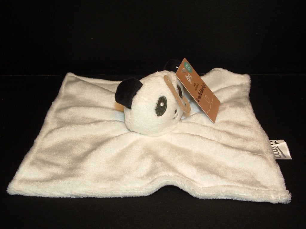 ETOS PANDA BEER KNUFFELDOEK VELOURS WIT MET IN HET, Ophalen of Verzenden, Nieuw, Overige typen