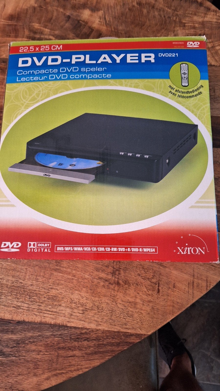 Nieuwe Xiron DVD-speler DVD221 met afstandsbediening, Ophalen of Verzenden, Nieuw, Dvd-speler, Overige merken