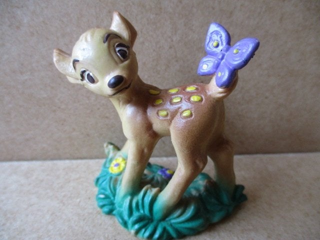 adv10117 bambi poppetje 2, Ophalen, Bambi of Dumbo, Gebruikt, Beeldje of Figuurtje