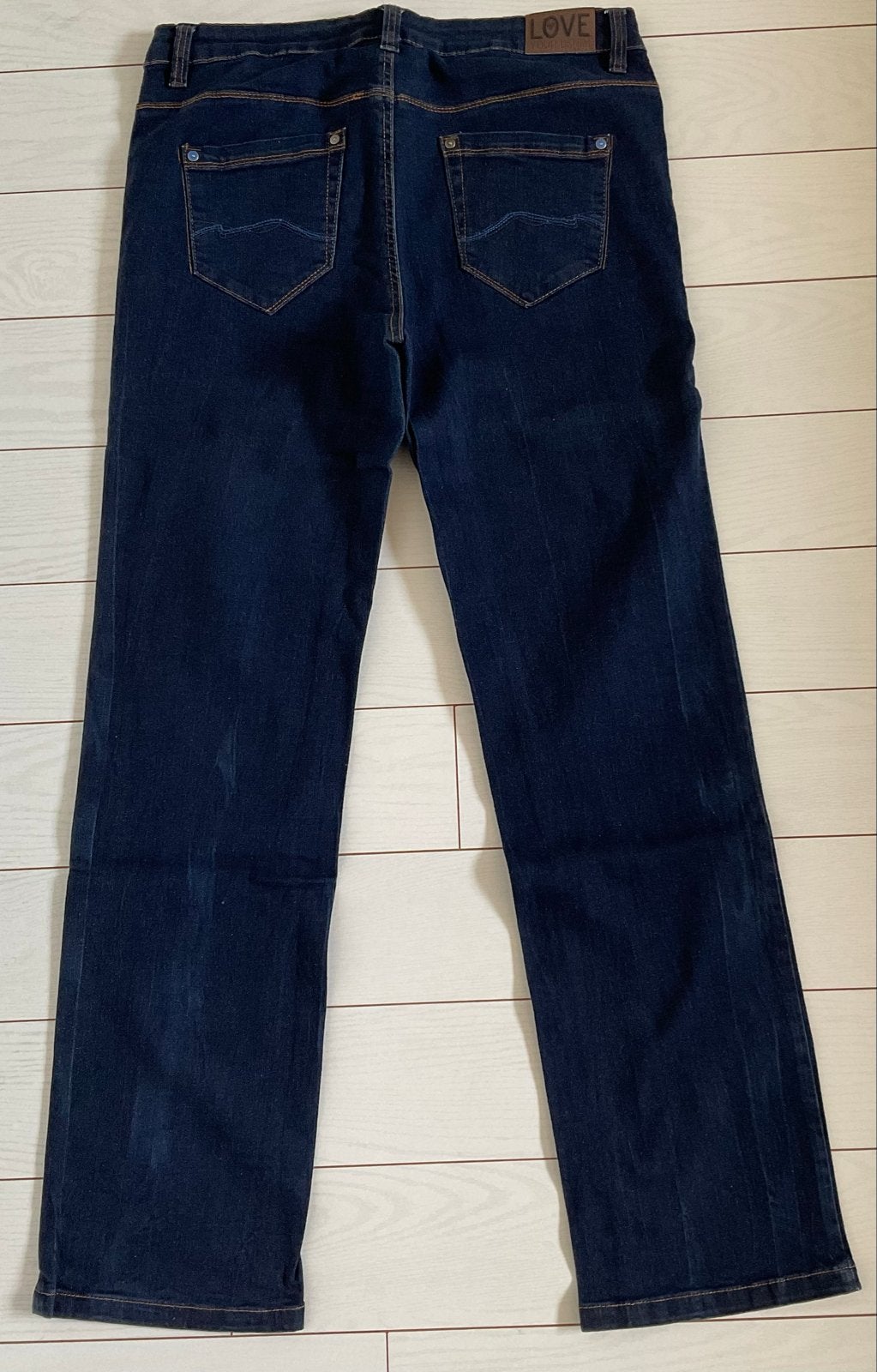 MS mode Lily straight leg jeans maat 42, z.g.a.n., Blauw, Maat 42/44 (L), Ophalen of Verzenden, Zo goed als nieuw