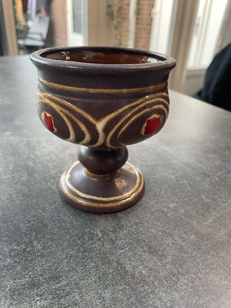 Strehla keramik- bokaal 377/9, Ophalen of Verzenden