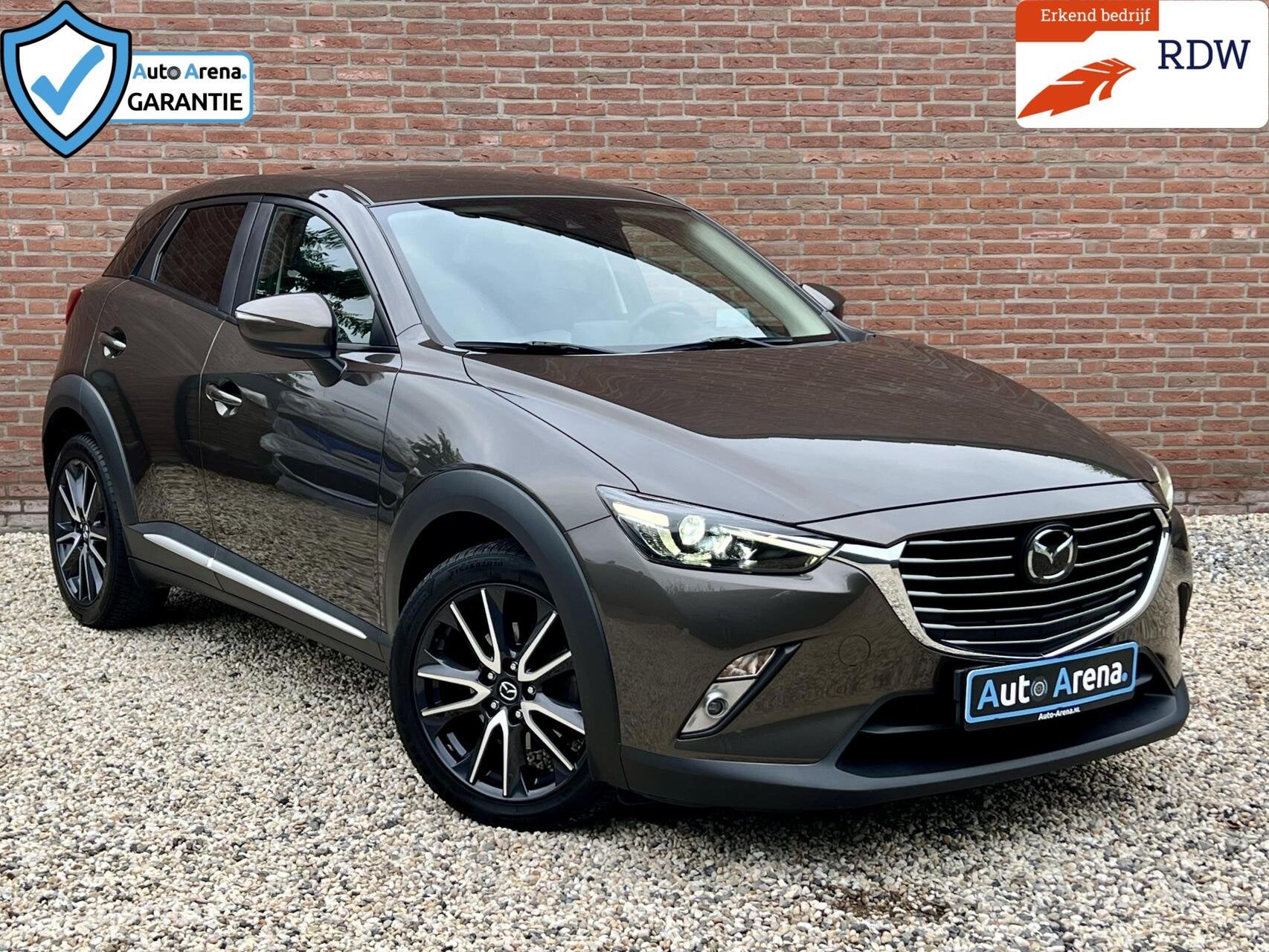 Mazda CX-3 2.0 SkyActiv-G 120 GT-M | BOSE | Camera | HUD | S, Auto's, Gebruikt, 4 cilinders, Bruin, Leder