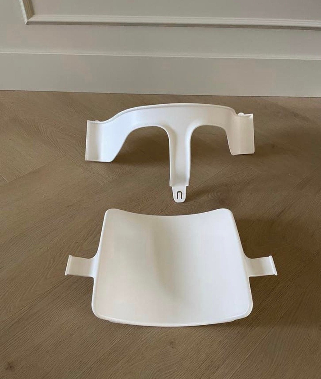 100% origineel! Stokke Tripp Trapp Babyset Wit White, Ophalen of Verzenden, Zo goed als nieuw, Meegroeistoel, Aanschuifbaar