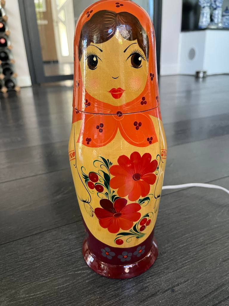 Vintage Matroesjka Koffiemolen - Uniek Design, Ophalen of Verzenden