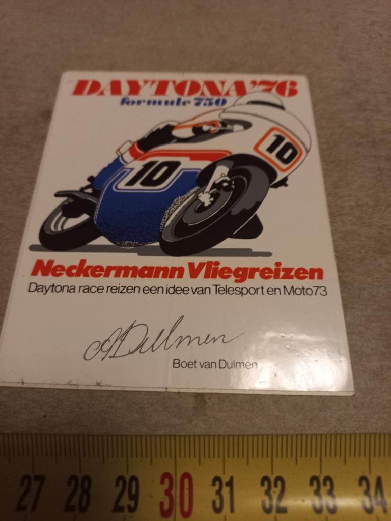 Daytona 76 formule 750 boet van dulmen, Ophalen of Verzenden, Zo goed als nieuw