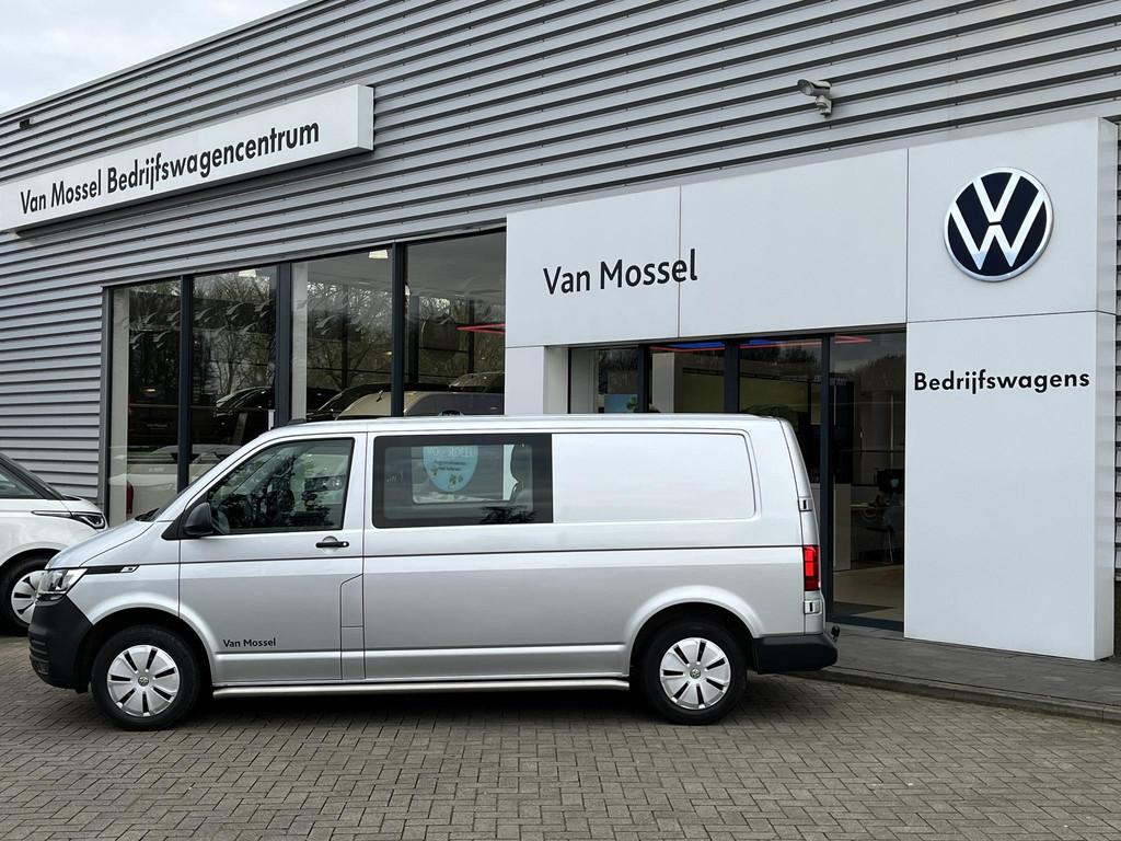Volkswagen Transporter 2.0 TDI L2H1 150 PK | Airco | Trekhaa, Auto's, Bestelauto's, Voorwielaandrijving, 12 maanden, Stof, 4 cilinders