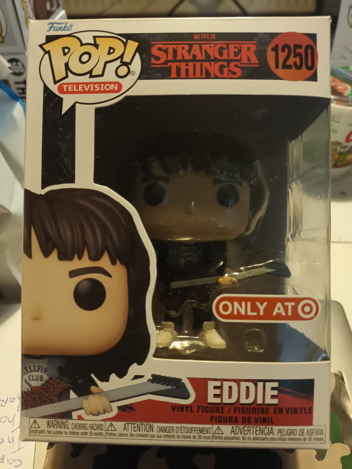 Funko Pop! Stranger Things Eddie 1250 - Target Exclusive, Verzamelen, Poppetjes en Figuurtjes, Ophalen of Verzenden, Nieuw