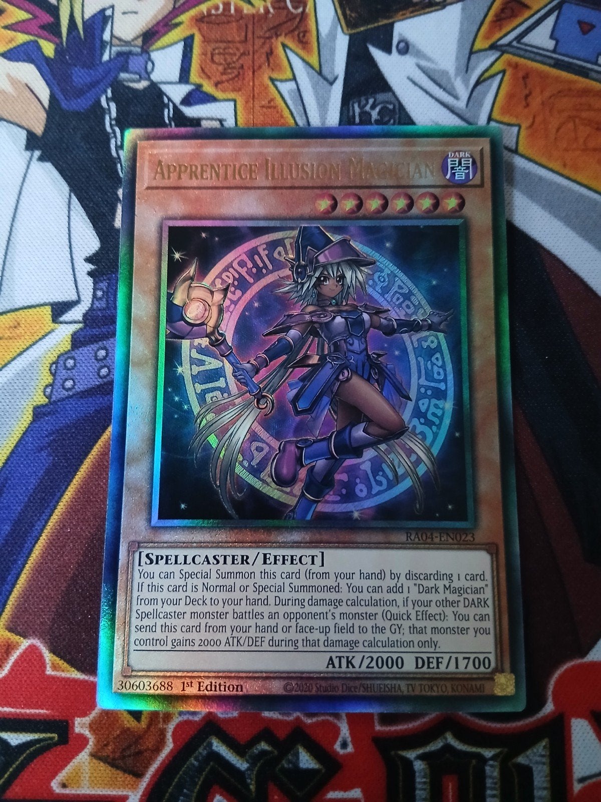 Apprentice Illusion Magician - Ultimate Rare RA04 - Yu-Gi-Oh, Ophalen of Verzenden, Zo goed als nieuw, Foil