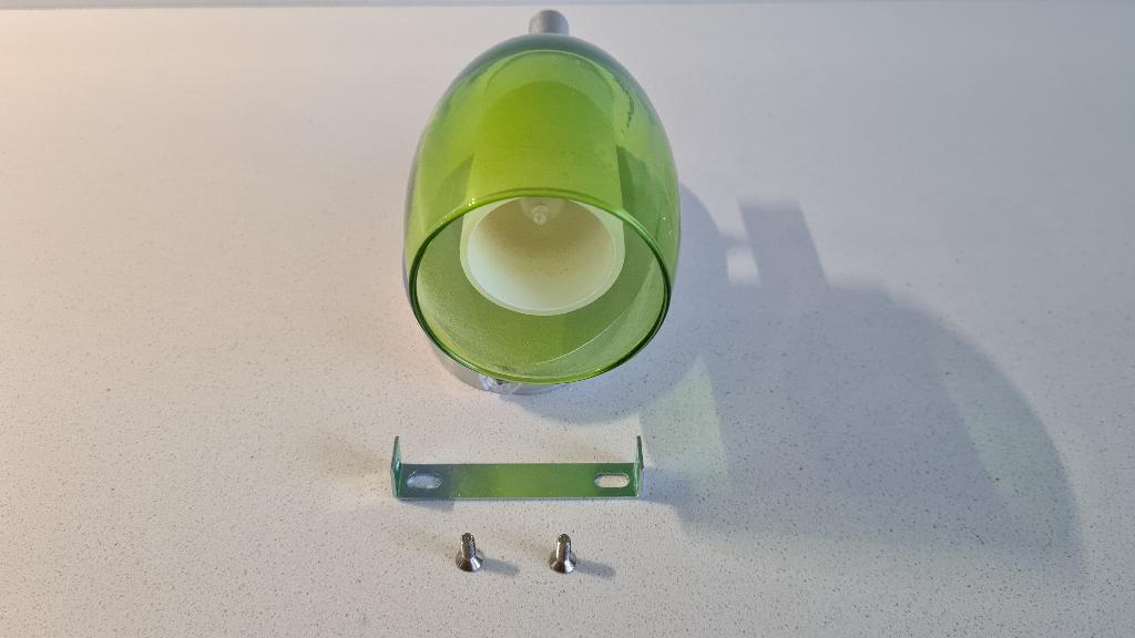Massive wandspot, Halogeen, Ophalen of Verzenden, Plafondspot of Wandspot, Glas
