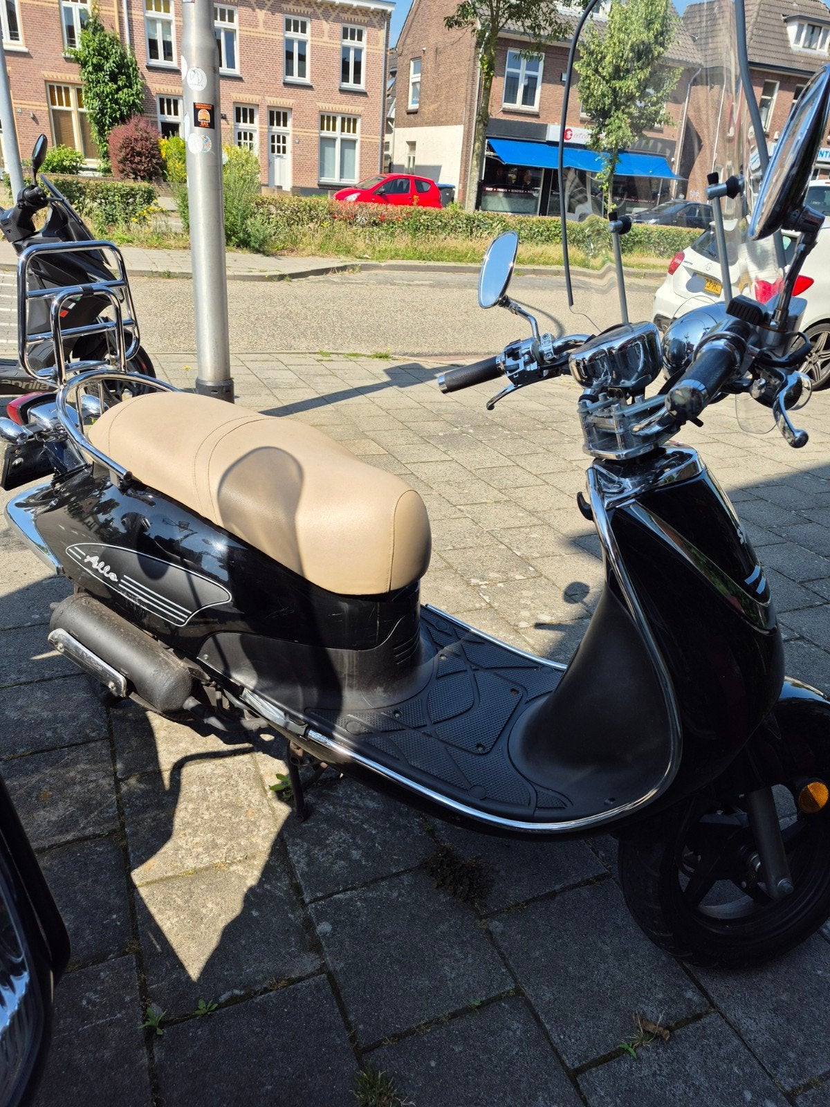 SYM Allo 2017, Gele Plaat -Mooie Toerscooter-, Fietsen en Brommers, Scooters | SYM, Gebruikt, Maximaal 45 km/u, Allo, Ophalen of Verzenden