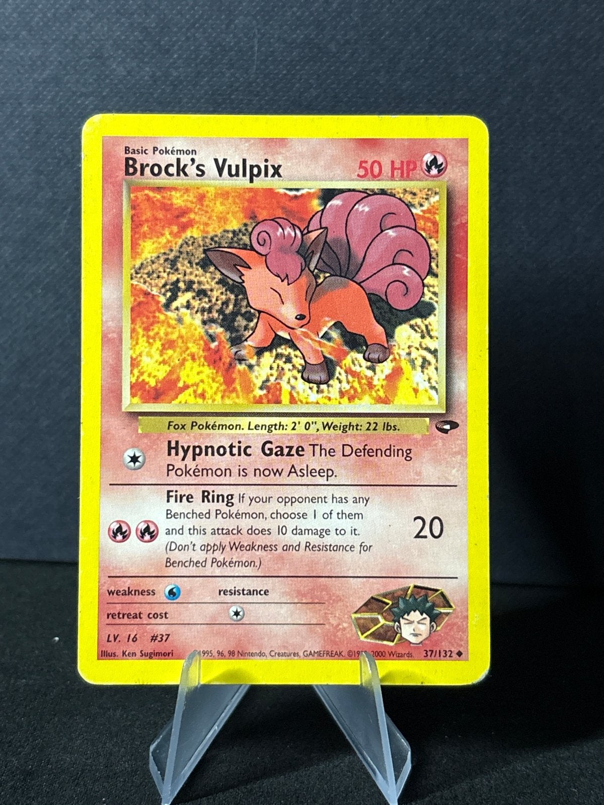 Brock's Vulpix #37, Ophalen of Verzenden, Zo goed als nieuw, Losse kaart