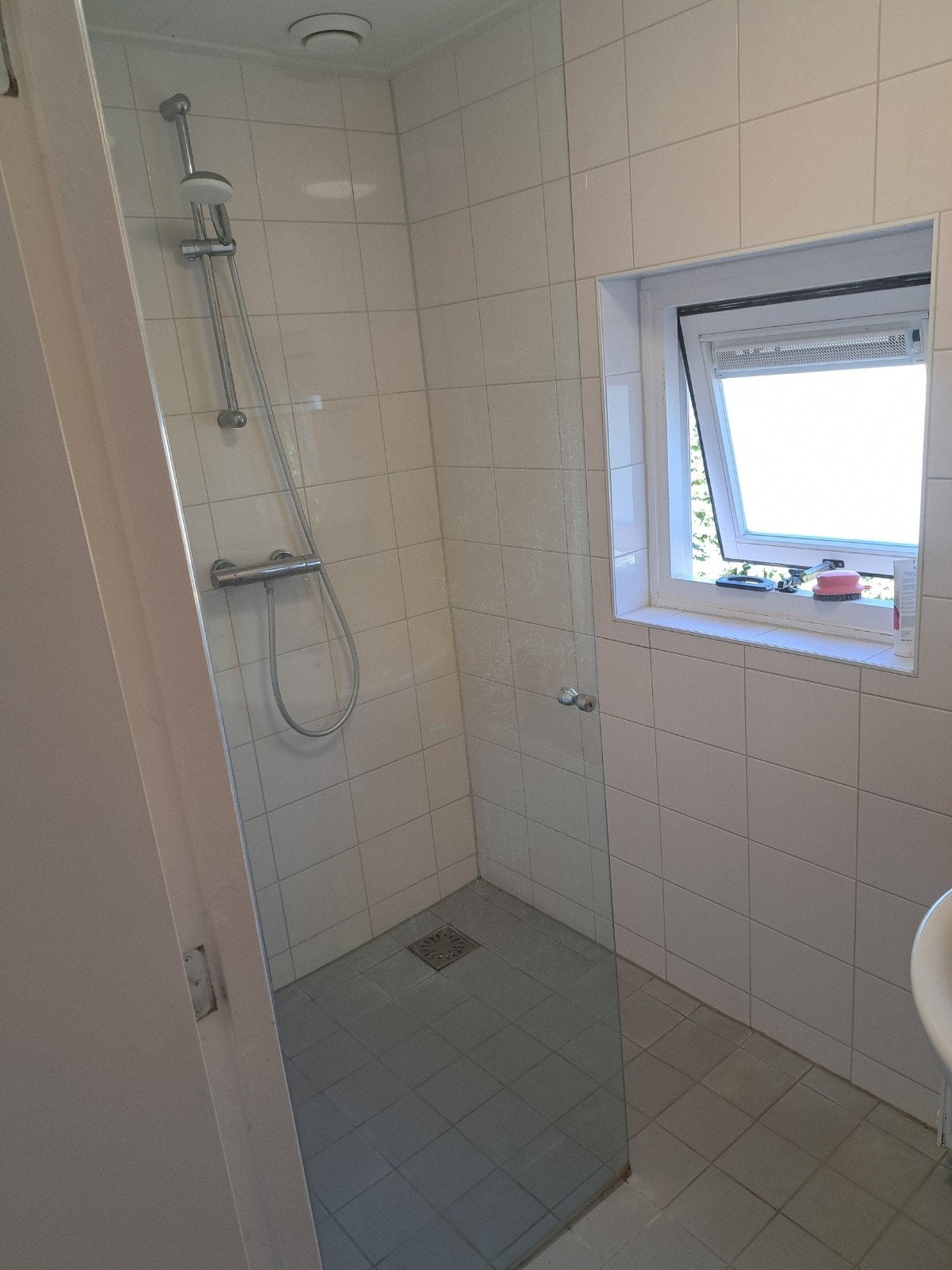 gratis glazen douchewand, Ophalen, Gebruikt