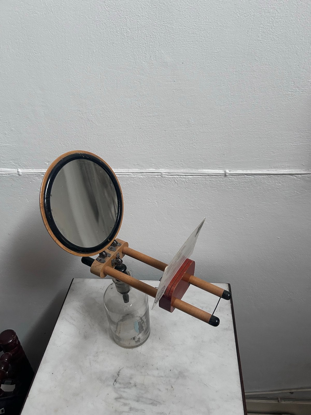 Antieke Monokijker Houten 3D-Kijker ca. 1850 Kaart, Ophalen of Verzenden