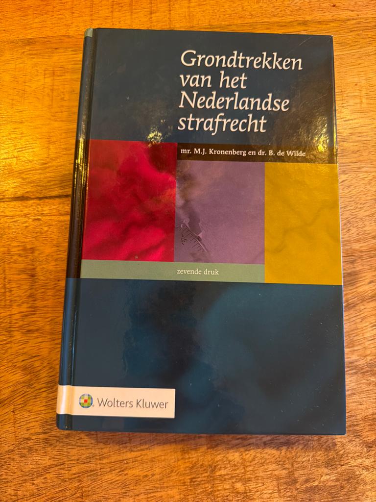 Grondtrekken van het Nederlandse strafrecht, Boeken, Studieboeken en Cursussen, Ophalen of Verzenden, Gamma, Gelezen, HBO