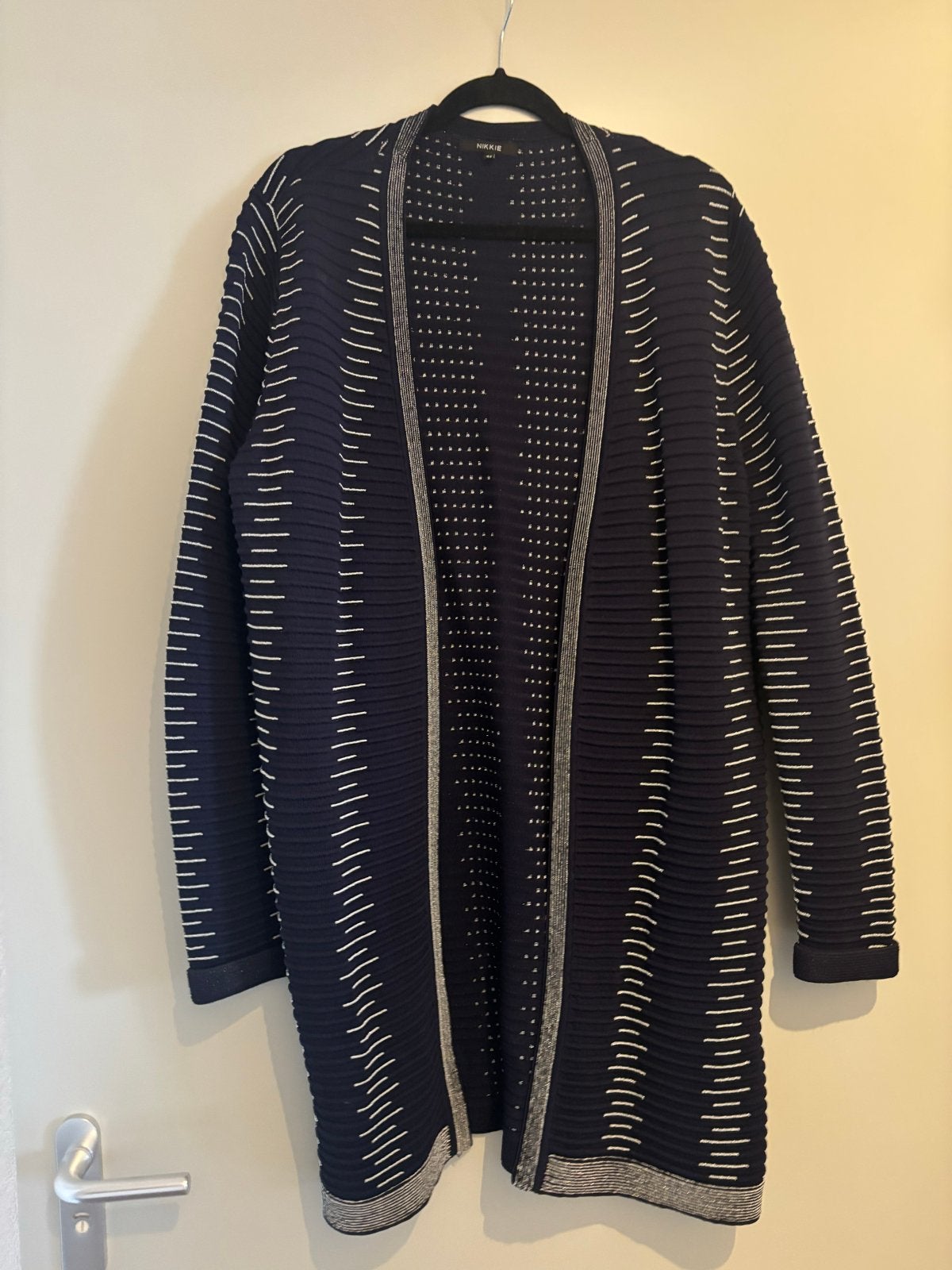 Nikkie Dames Lang Vest Maat 42, Ophalen of Verzenden, Gedragen, Maat 42/44 (L), Zwart