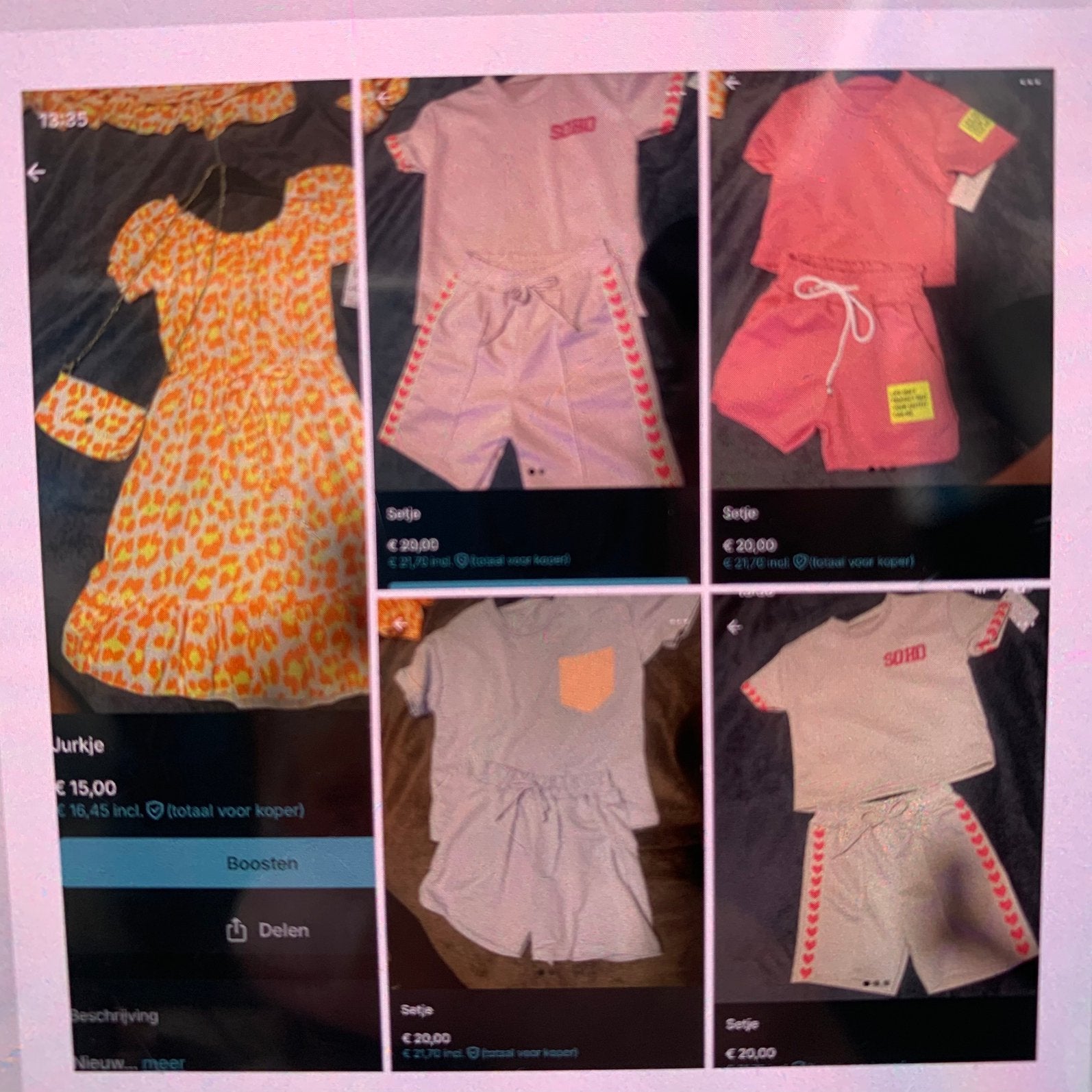 kleding, Ophalen, Overige typen, Overige kleuren, Nieuw