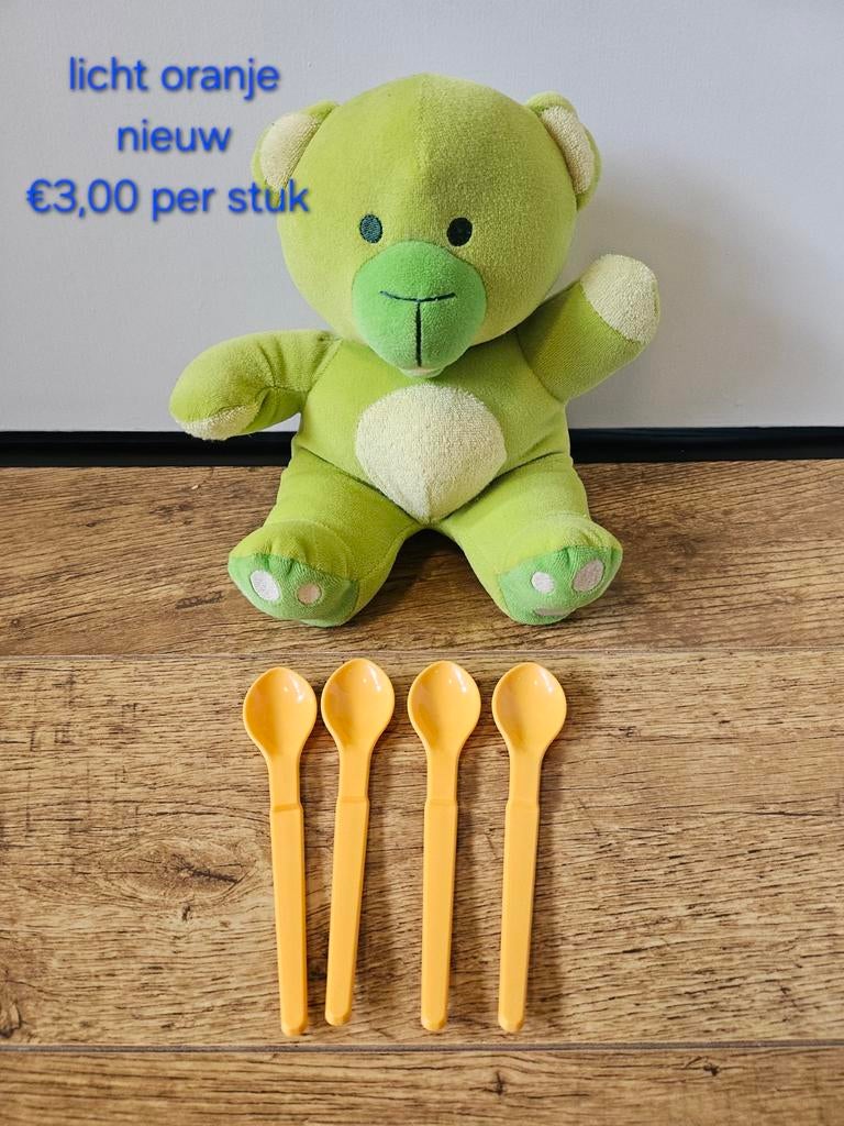 # Tupperware nieuwe licht oranje hangaanlepeltjes, Ophalen of Verzenden, Nieuw, Oranje, Overige typen
