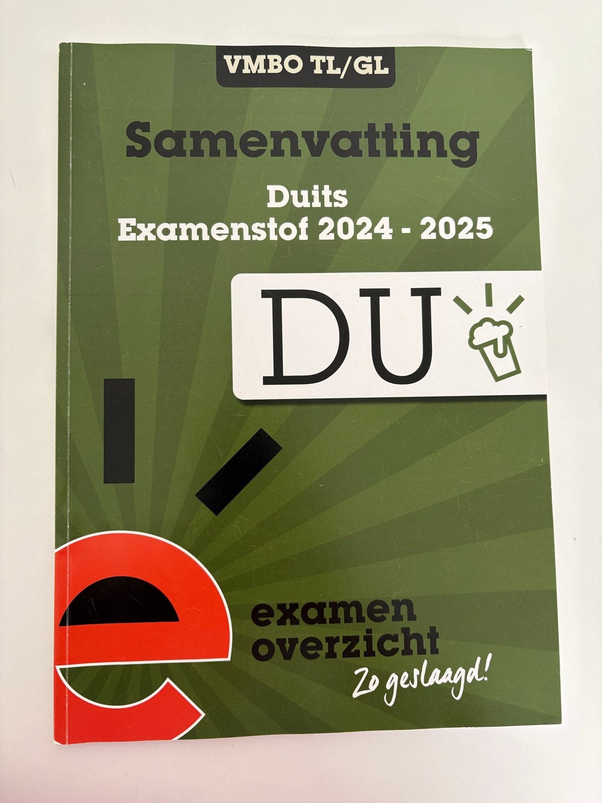 Samenvatting Duits Examenstof 2024-2025 VMBO TL/GL, Ophalen of Verzenden, Gelezen, VMBO, Duits