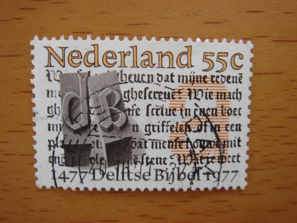 Delftse Bijbel NVPH 1131      Gestempeld, Ophalen of Verzenden, Na 1940, Gestempeld