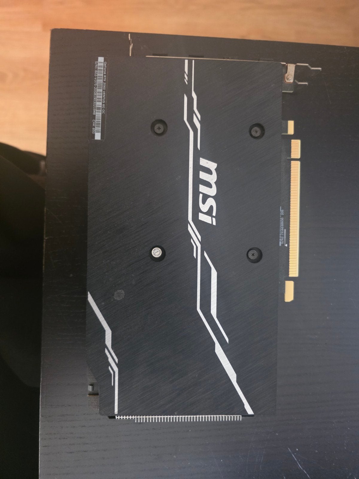 MSI GeForce RTX 2060 Ventus 6G OC Videokaart, Computers en Software, PCI-Express 3, GDDR6, Ophalen of Verzenden, Zo goed als nieuw