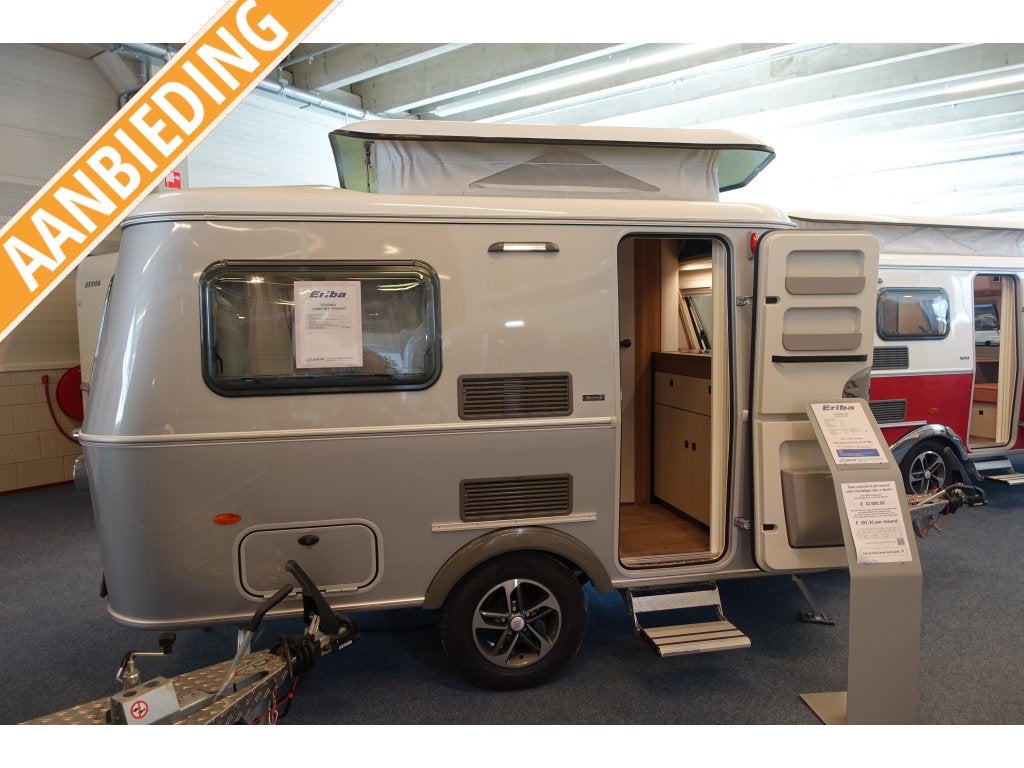 Eriba Touring 320; nieuw, € 3.000,- korting, Caravans en Kamperen, Overige typen, Standaardzit, Tot en met 2, Bedrijf