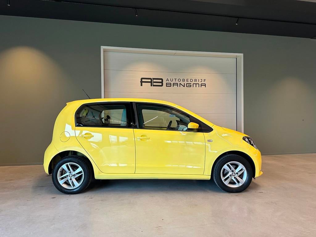 Seat Mii 1.0 5-DEURS AUTOMAAT|Cruise Control|Parkeersensoren, Euro 5, Stof, Gebruikt, Huisgarantie