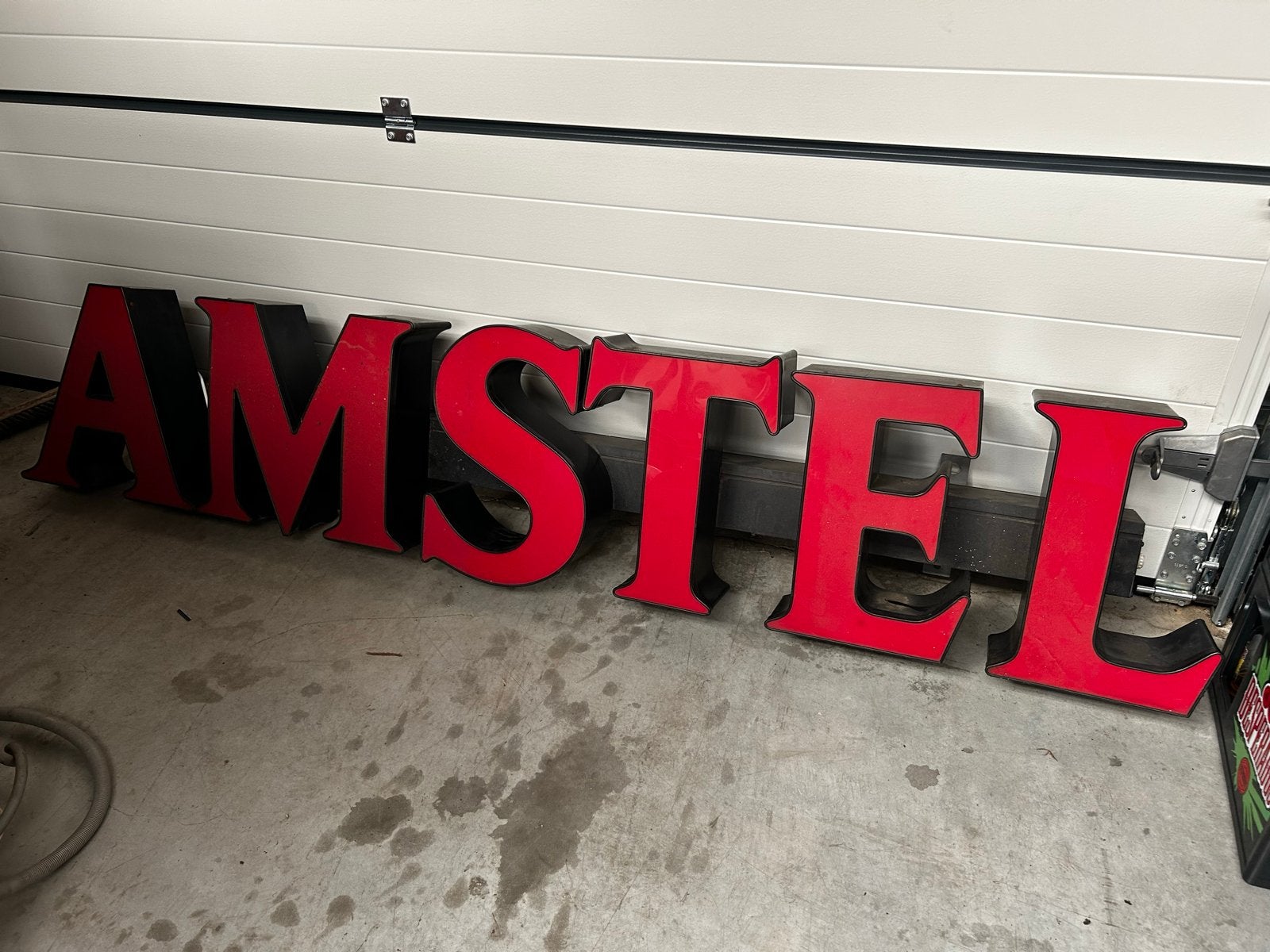 Amstel Bier vintage Lichtbak - Groot Formaat Reclameletters, Ophalen, Gebruikt, Lichtbak of (neon) lamp
