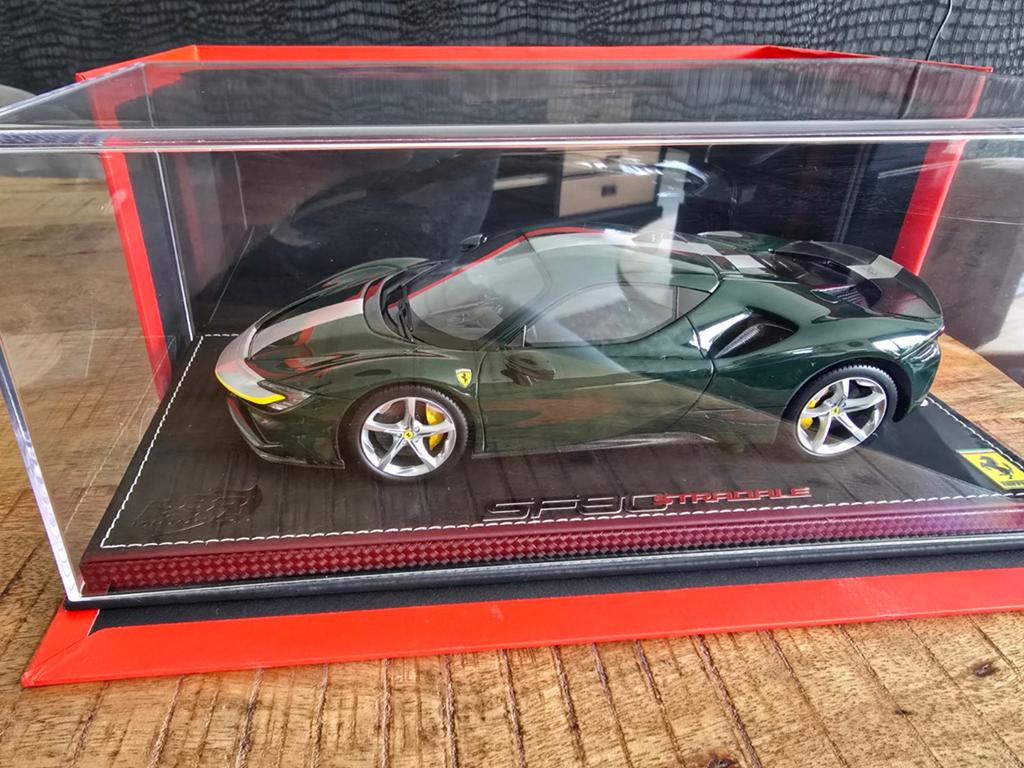 BBR Ferrari SF90 Stradale 1:18, Hobby en Vrije tijd, Modelauto's | 1:18, Ophalen of Verzenden, Zo goed als nieuw, Auto, Overige merken