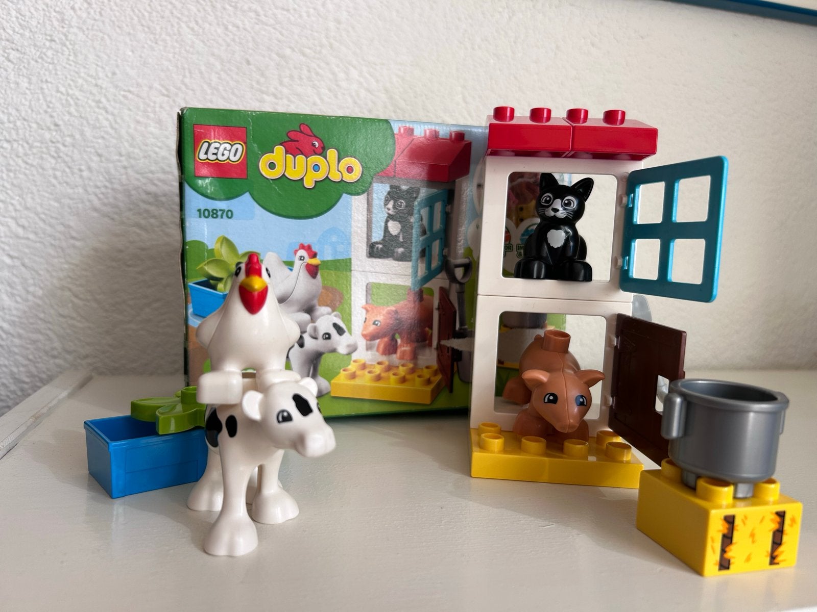 Lego Duplo 10870 Boerderijdieren - Complete set, Ophalen of Verzenden, Zo goed als nieuw, Compleet, Duplo