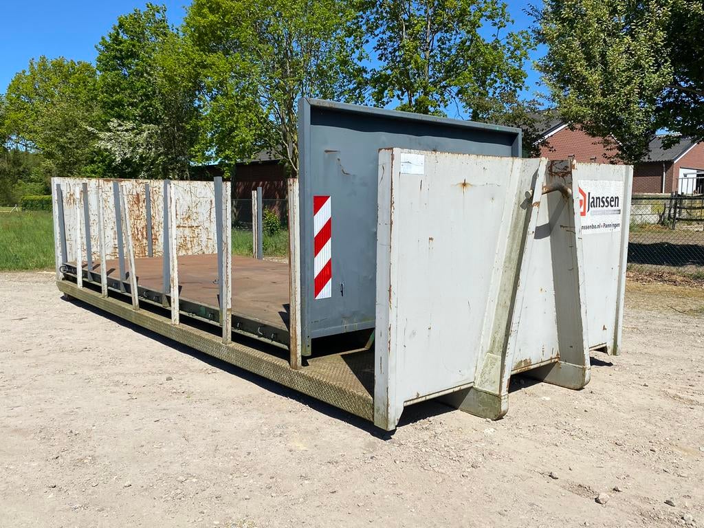 Haakarm Container Open Laadbak Afzetcontainer, Ophalen