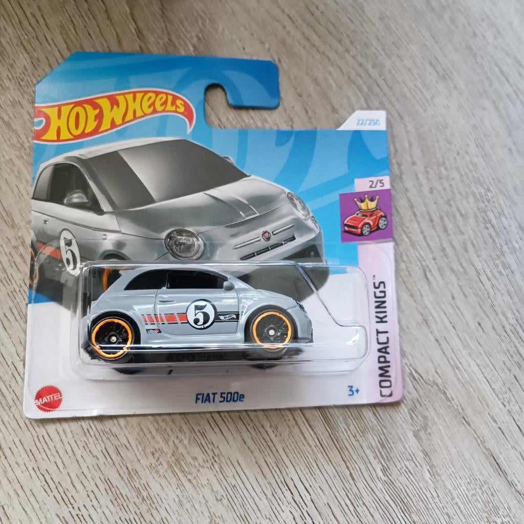 hot wheels fiat 500e compact king nieuw, Ophalen of Verzenden, Nieuw, Auto