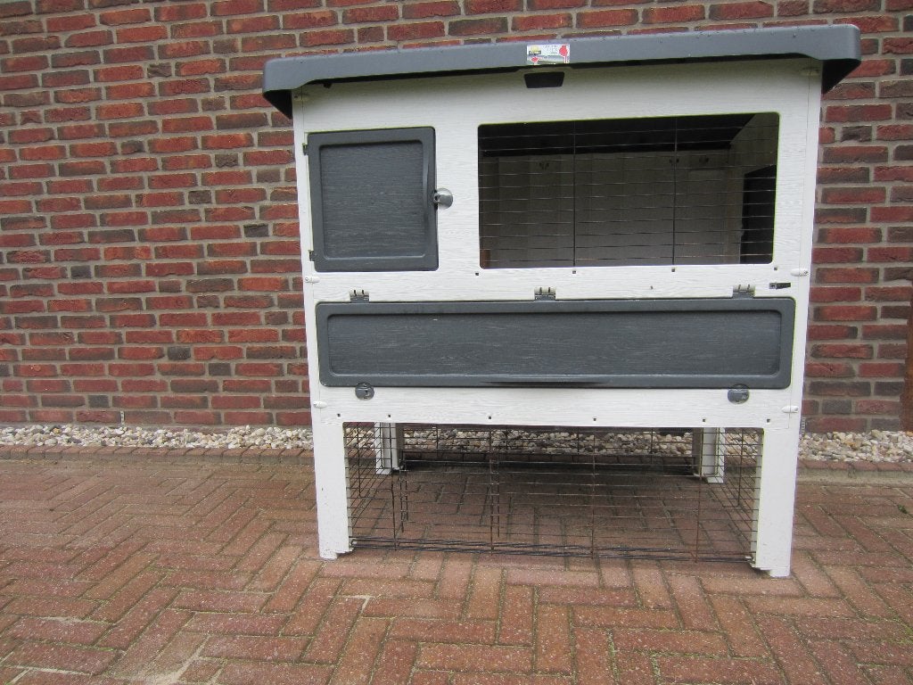 Kunststof konijnenhok, Dieren en Toebehoren, Knaagdieren en Konijnen | Hokken en Kooien, Ophalen, 90 cm of meer, Konijn, Hok