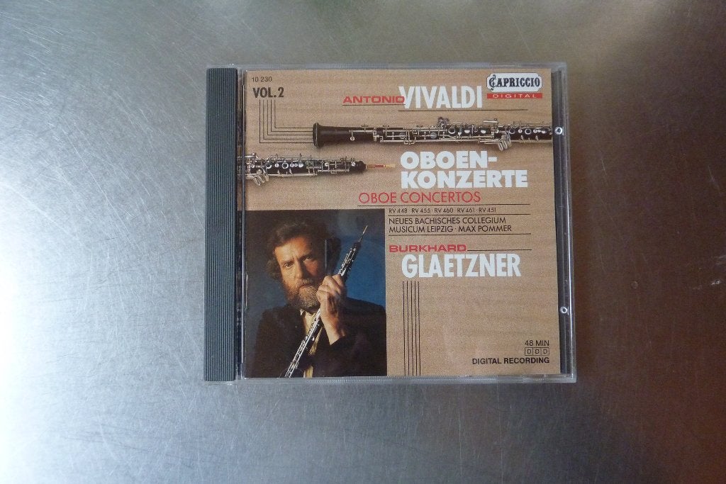 Vivaldi Oboenkonzerte Vol. 2 - Burkhard Glaetzner Max Pommer, Overige typen, Ophalen of Verzenden, Zo goed als nieuw, Barok