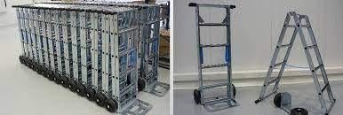 Steekwagen trap combinatie 2 in 1, Minder dan 60 liter, Ophalen, Gebruikt, Steekwagen