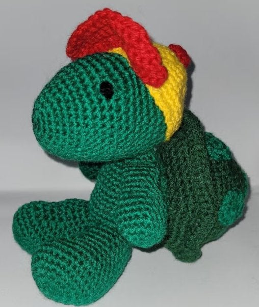 ollie de schildpad, knuffel, Groen, Handgemaakt, Overige typen, Nieuw
