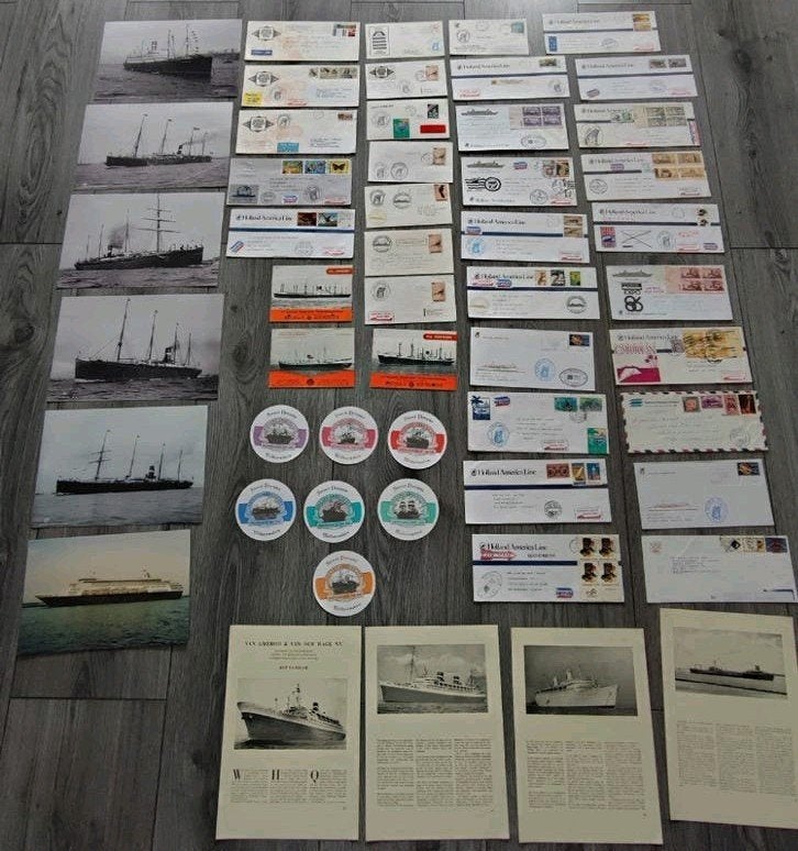 Verzameling Holland America Lijn memorabilia, Postzegels en Munten, Ophalen of Verzenden