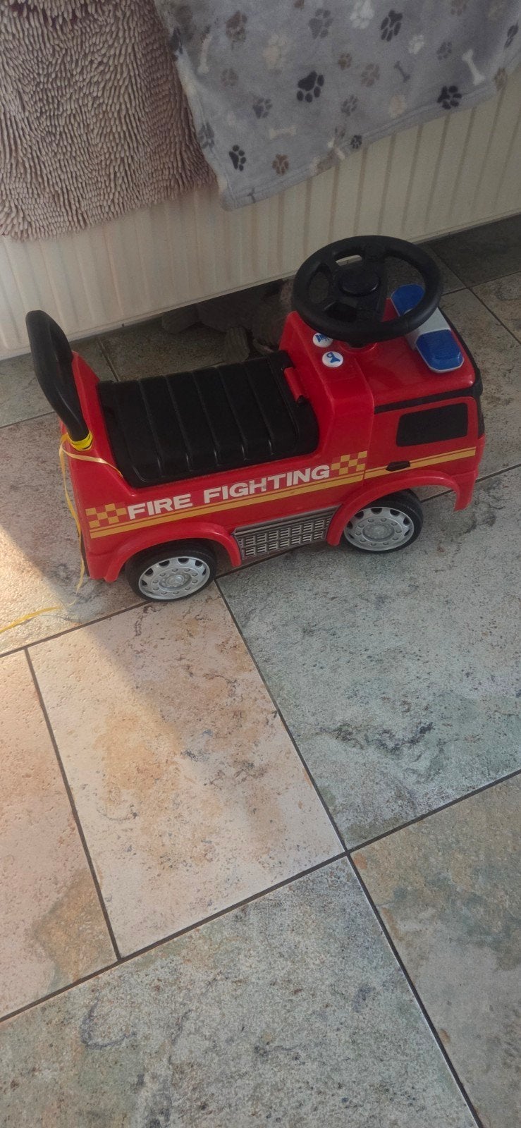 Brandweer loopauto voor kinderen, Ophalen, Gebruikt