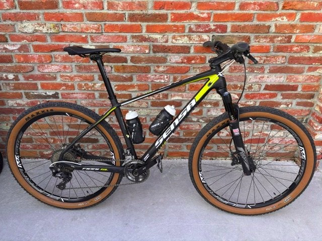 Sensa carbon moutainbike, Hardtail, Heren, Zo goed als nieuw, Schijfrem