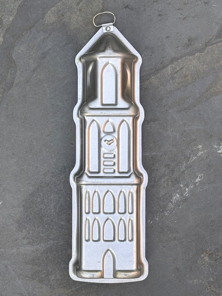 Domtoren cakeblik, Ophalen of Verzenden, Gebruikt, Taarten, Bakvorm