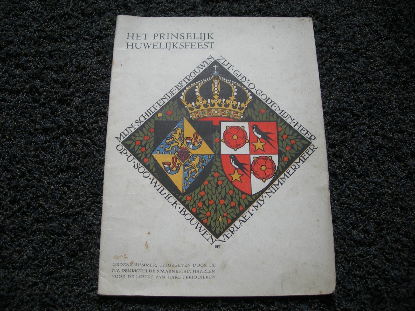Huwelijk Juliana en bernhard 1937, Ophalen of Verzenden, Gebruikt, Nederland, Tijdschrift of Boek