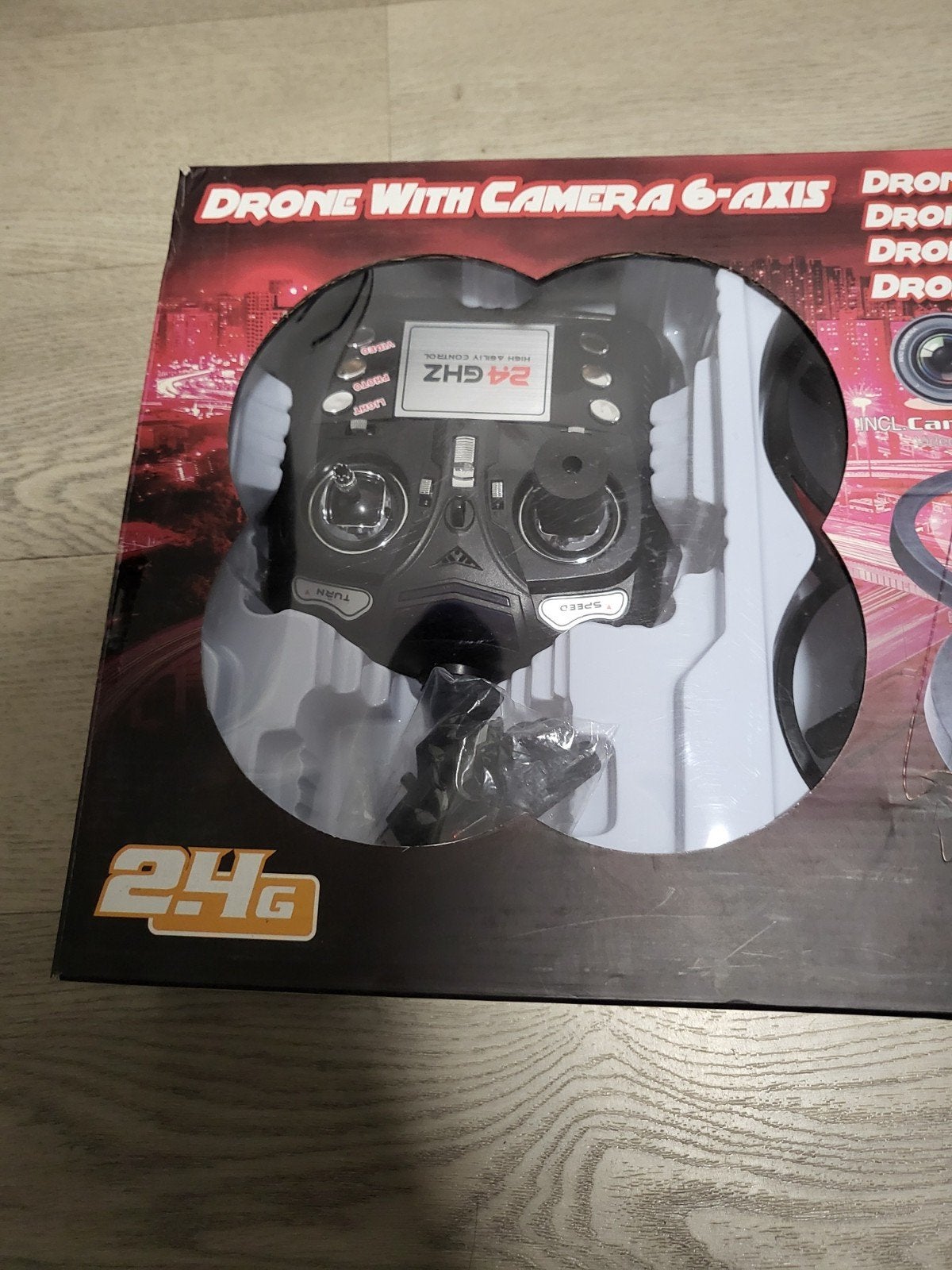 Drone met camera 6-axis - Zo goed als nieuw, Basiskwaliteit, Zo goed als nieuw, First person view (FPV), Speelgoeddrone