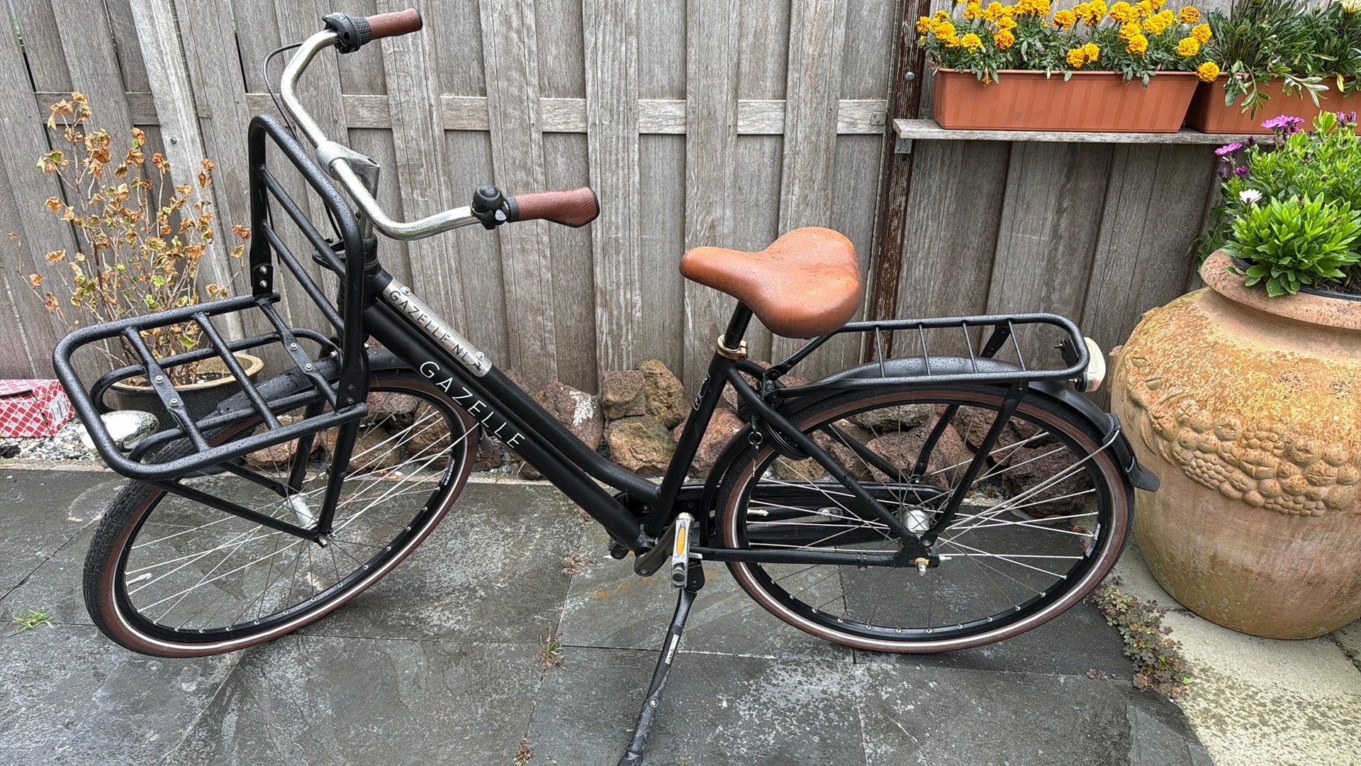 Gazelle fiets., Fietsen en Brommers, Fietsonderdelen, Ophalen, Staal, Zo goed als nieuw, Verlichting