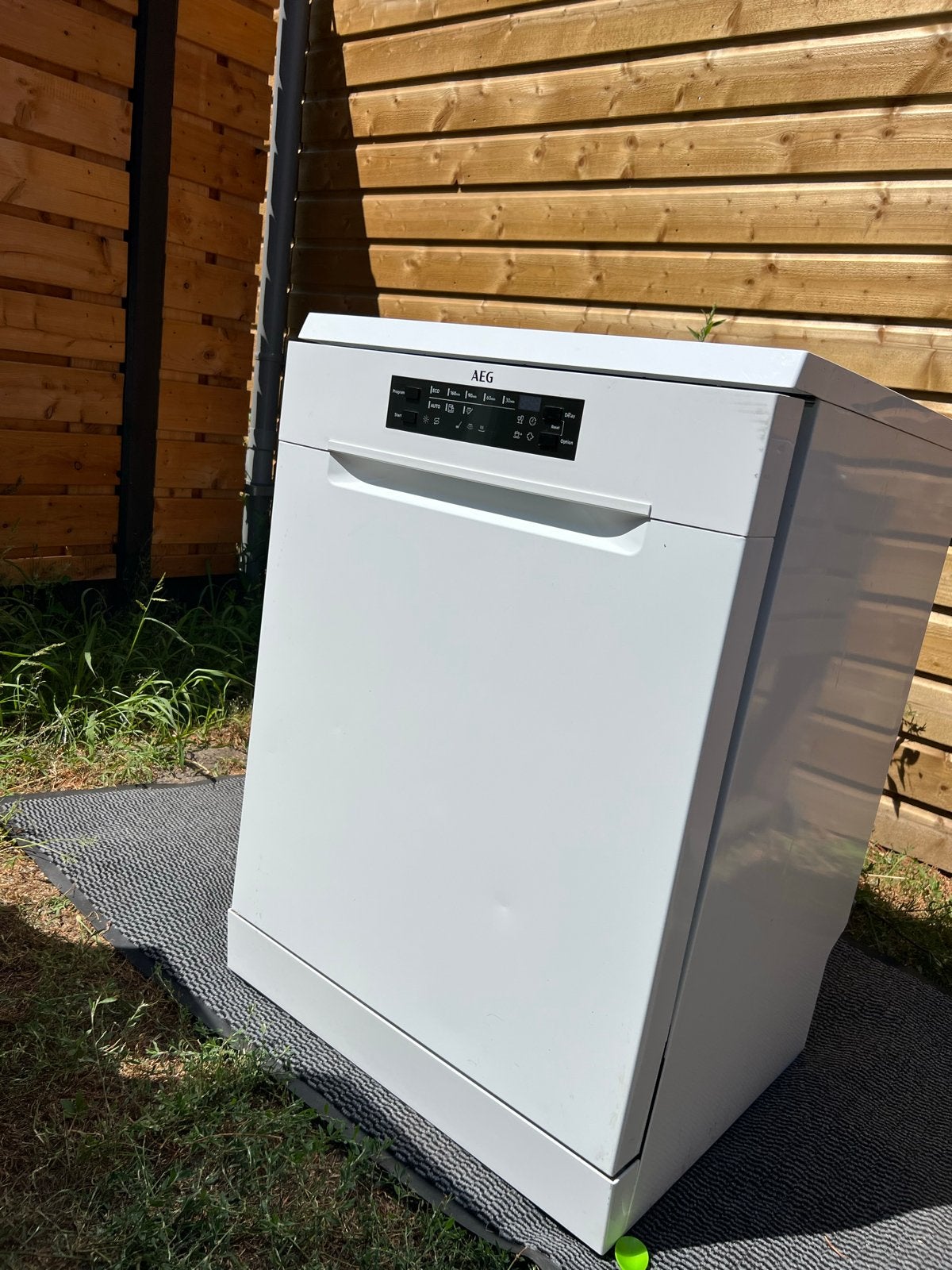 AEG Vaatwasser met lichte gebruikerssporen, Ophalen, Gebruikt, 60 cm of meer, Eco programma