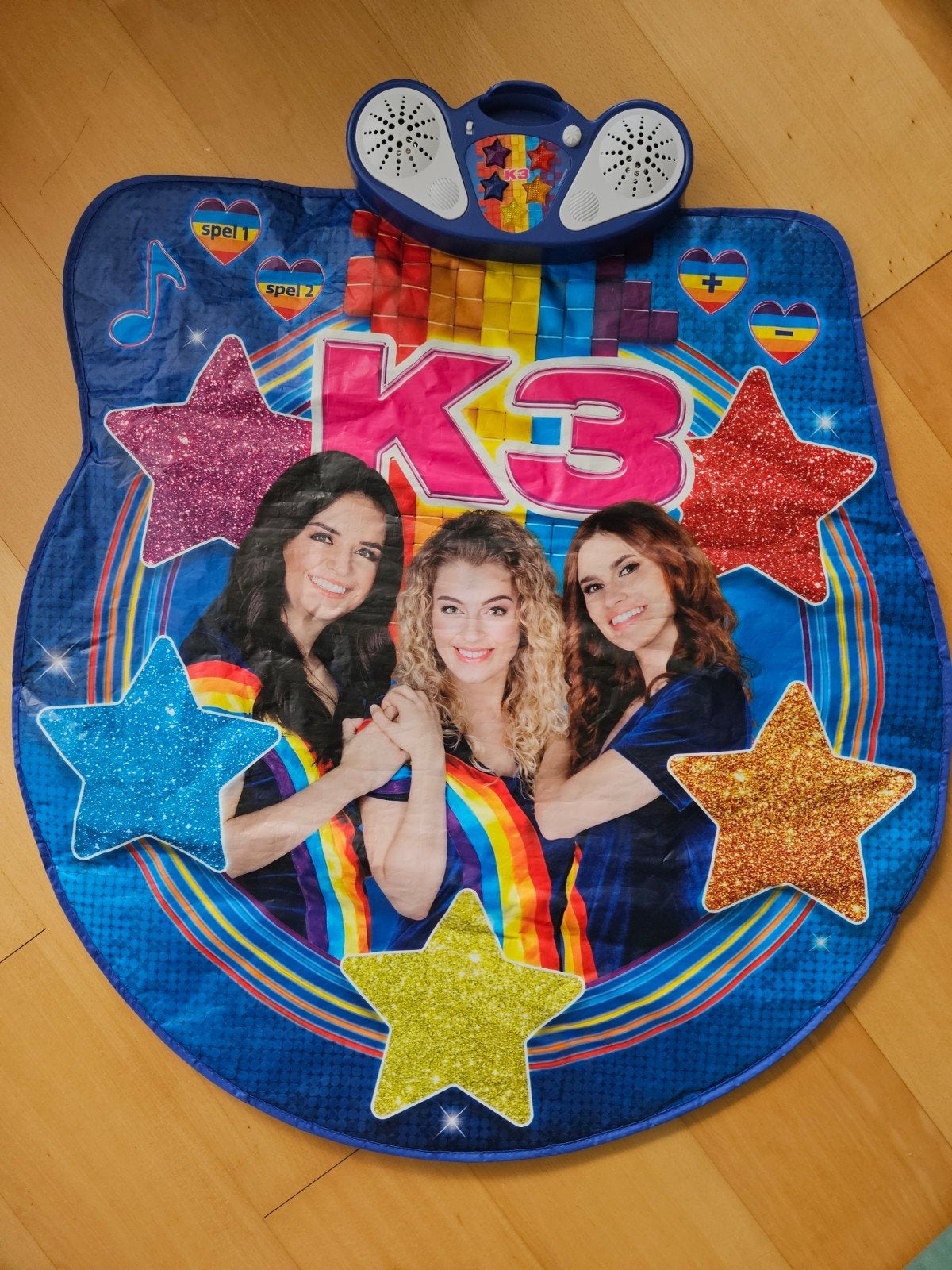 K3 Muziekmat met liedjes en 2 spellen, Ophalen of Verzenden, Zo goed als nieuw, Speelkleed, Met geluid