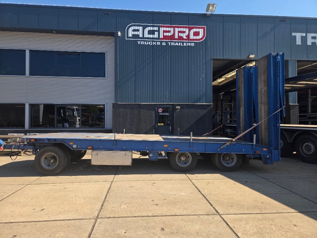 Dieplader aanhanger hydr rampen, Bedrijf, Te koop