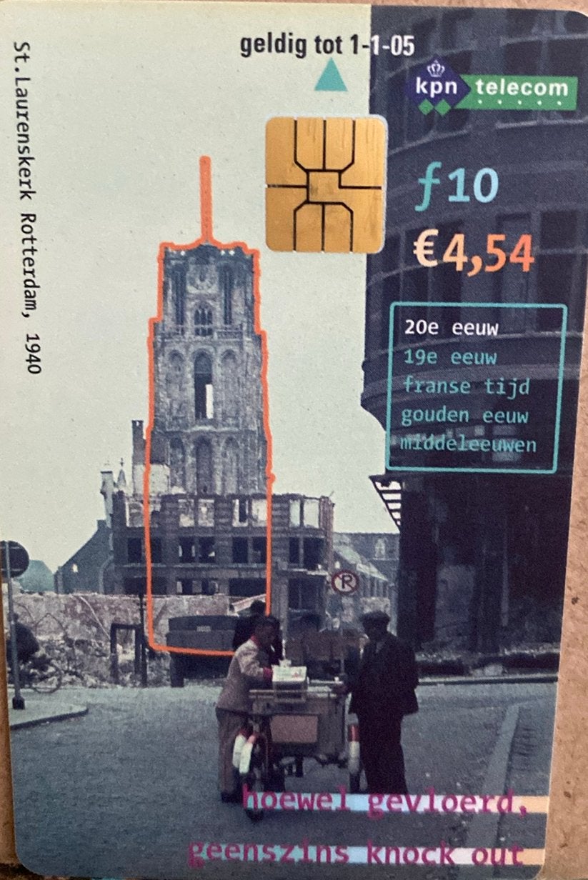 Rotterdam, St.Laurenskerk 1940, Ophalen