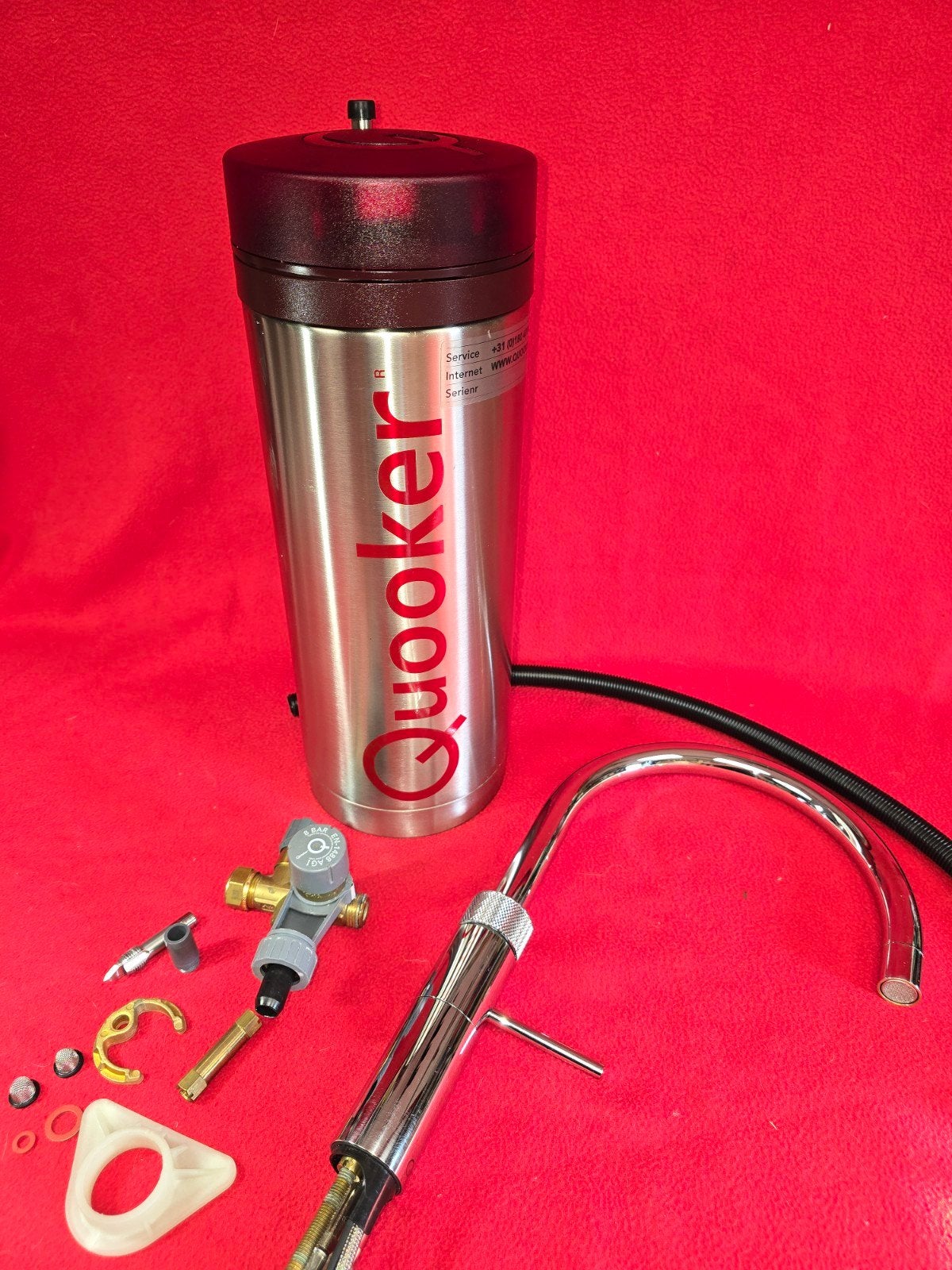 Quooker 3 liter PRO-VAQ met een Fusion Round Chromen kraan, Huis en Inrichting, Ophalen, Gebruikt, Minder dan 50 cm, Minder dan 100 cm