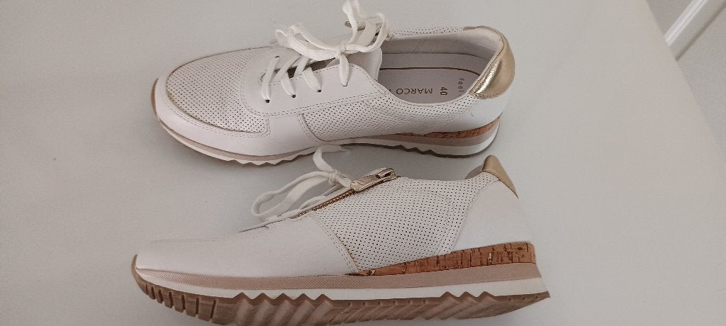 Marco Tozzi sneaker wit, maat 40, Wit, Marco Tozzi, Ophalen of Verzenden, Sneakers of Gympen