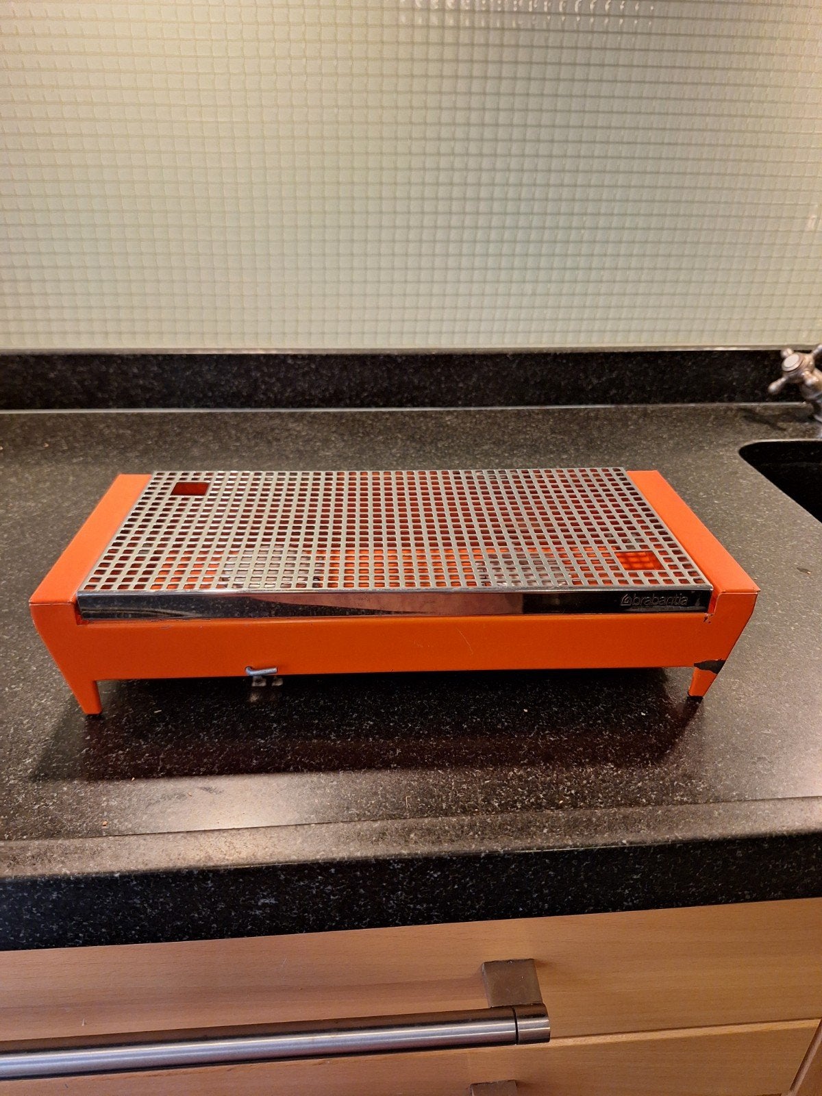 Vintage Brabantia Rechaud - Oranje, Ophalen of Verzenden